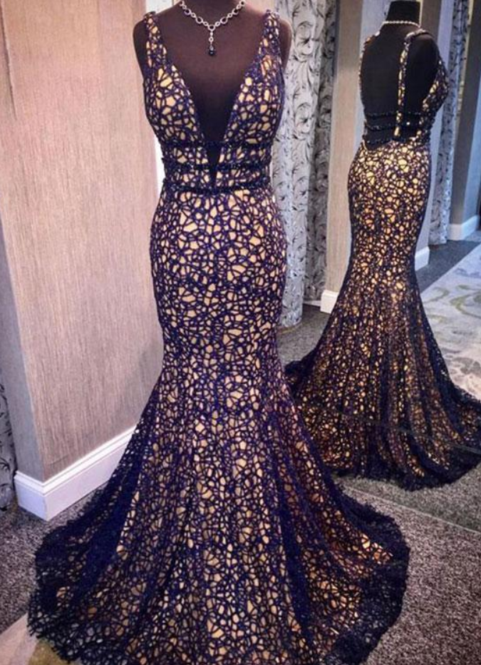 Mermaid Long Prom Dress, Evening Dress on Luulla